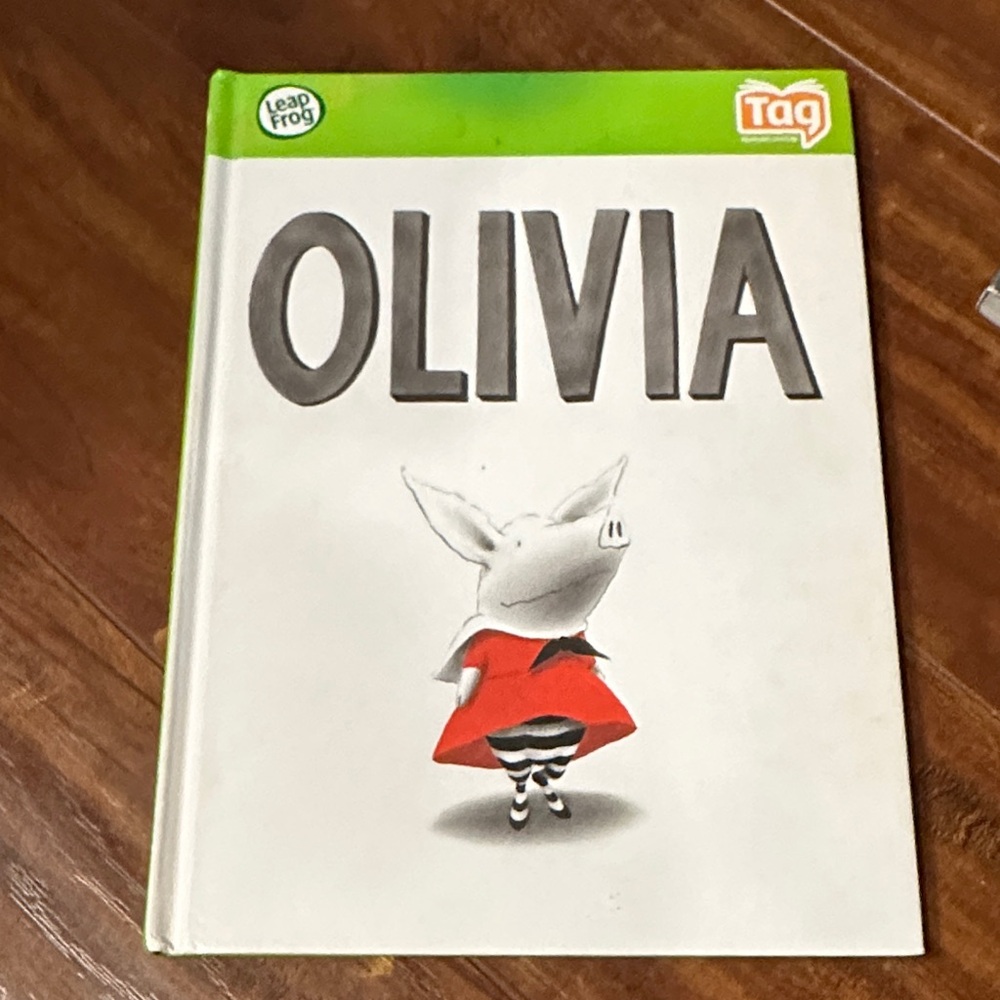 LeapFrog Tag book Olivia Age 4-7 Hardcover